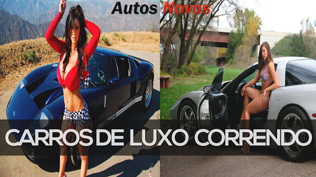 Carros de Luxo Correndo 